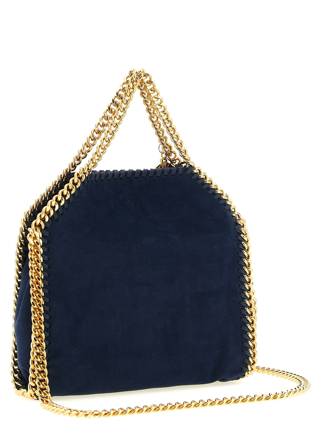 stella mccartney - 'Falabella mini' suede shoulder bag Blue U