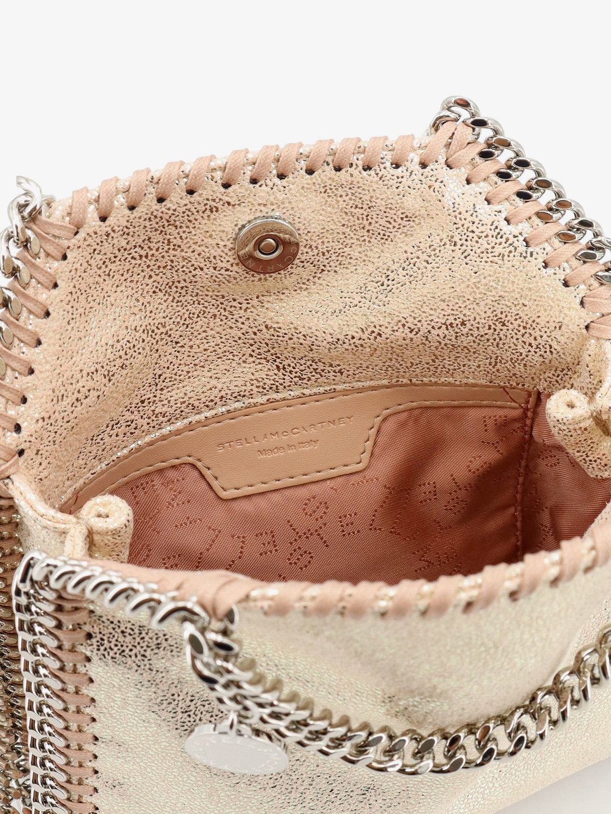 stella mccartney - Falabella Tiny Shiny Shaggy Deer crossbody bag
