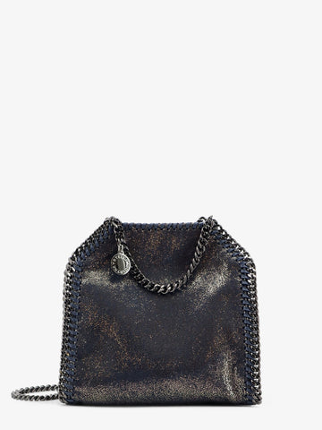 stella mccartney - Falabella Tiny Shiny Shaggy Deer crossbody bag Darknavy UNI