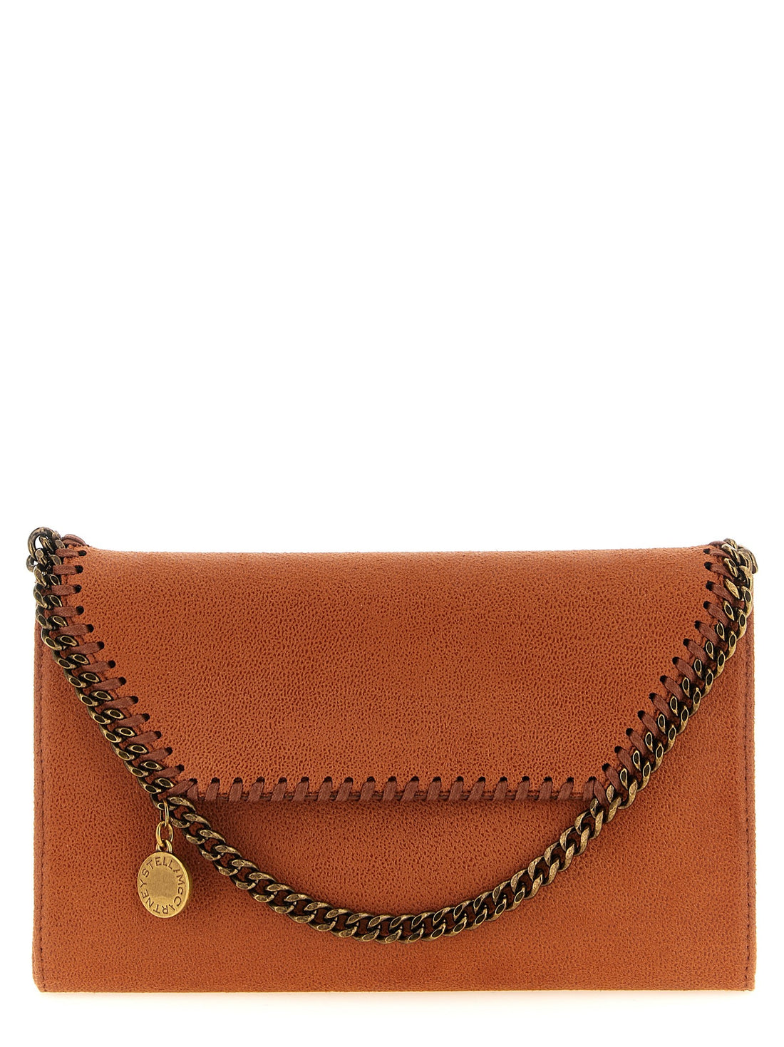 stella mccartney - 'Falabella' wallet on chain orange U