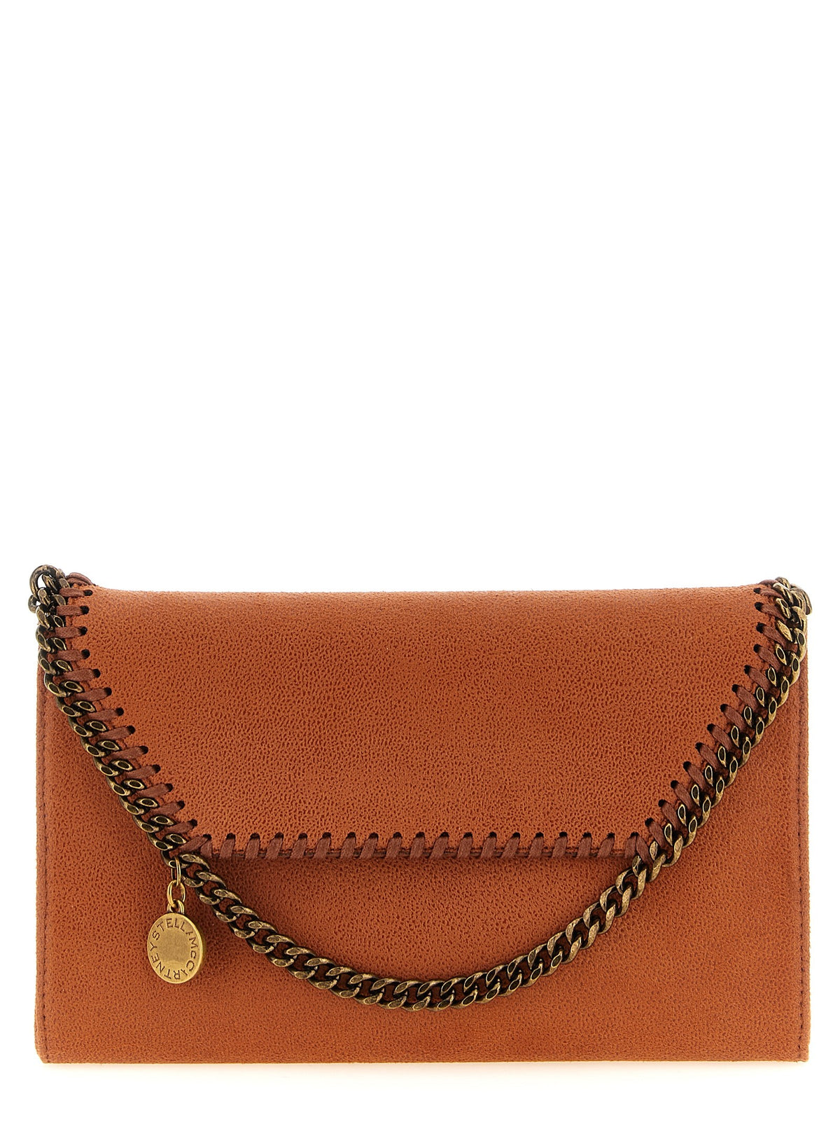stella mccartney - 'Falabella' wallet on chain orange U