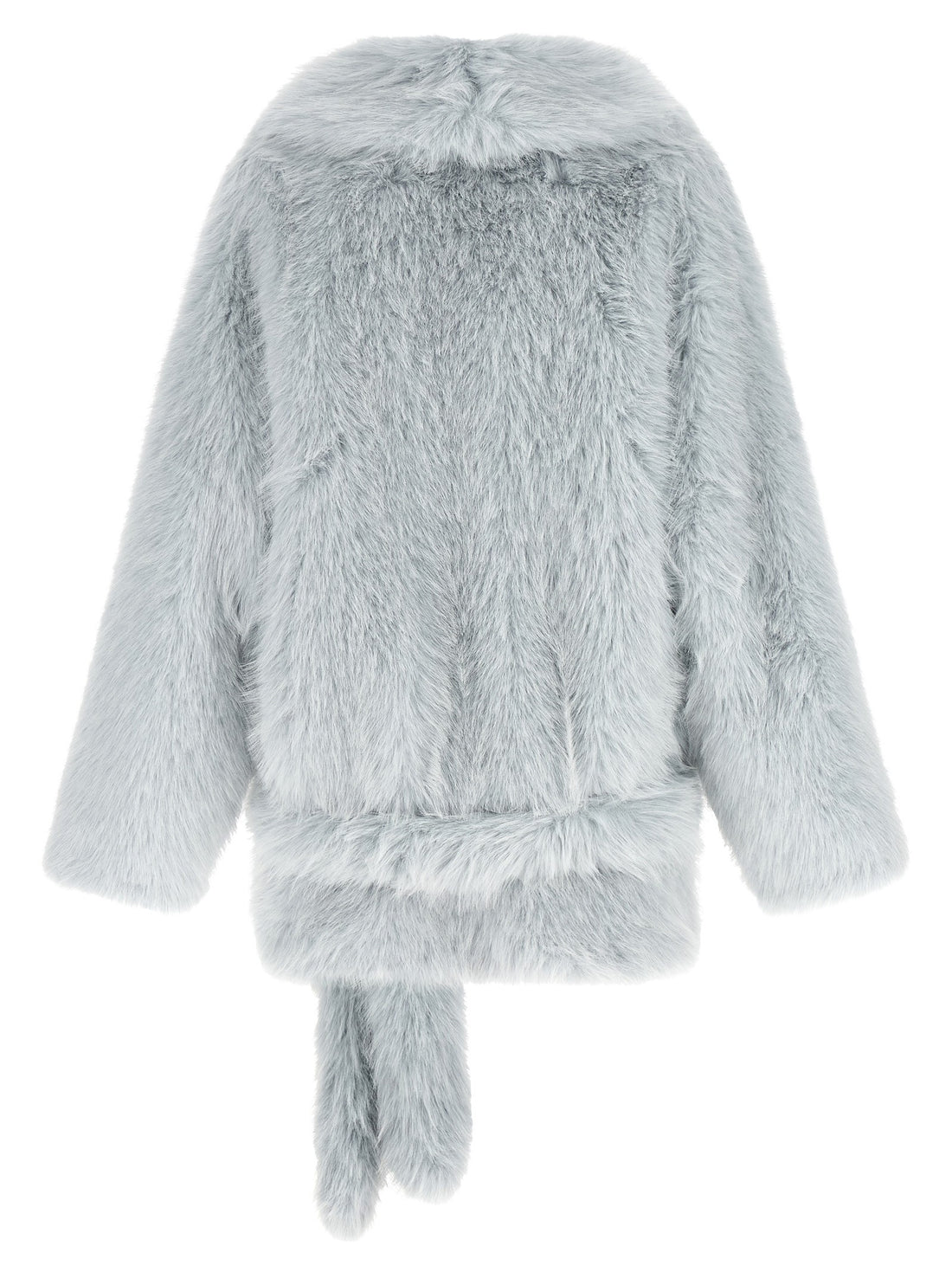 Pinko - Faux fur blouson Light Blue M-L