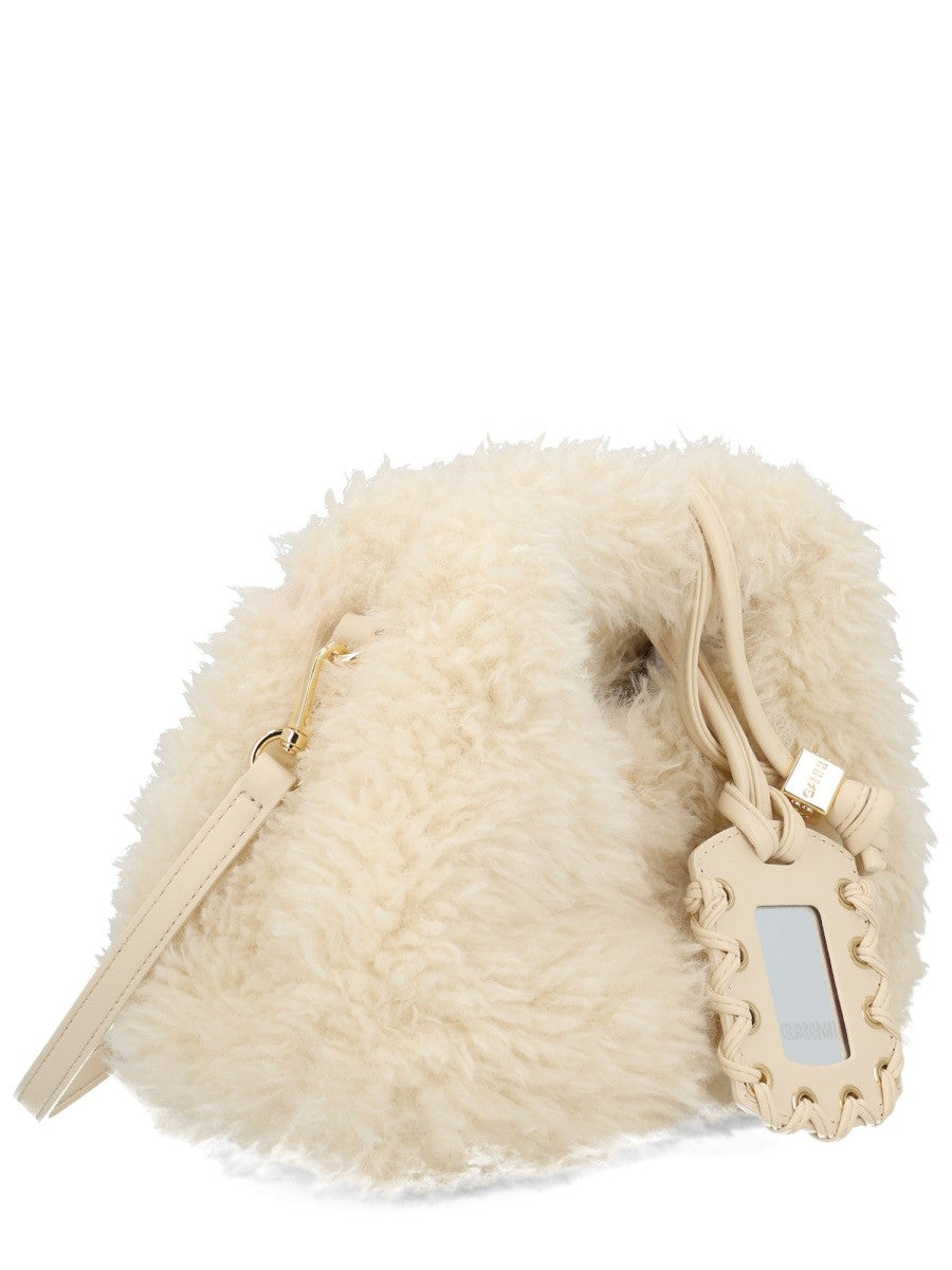 GANNI - FAUX FUR HOBO BAG faux-fur-hobo-bag