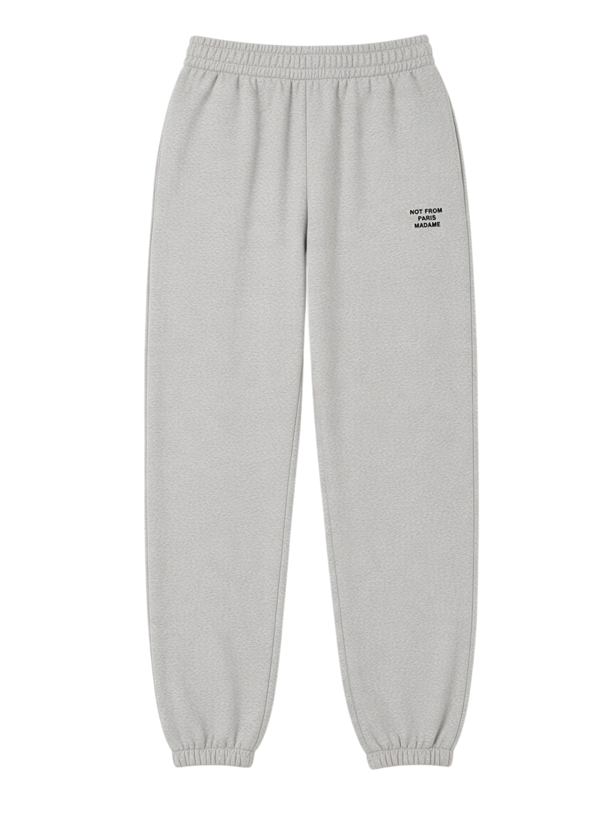 Drole De Monsieur - PANTALONE IN FELPA DI COTONE Grey