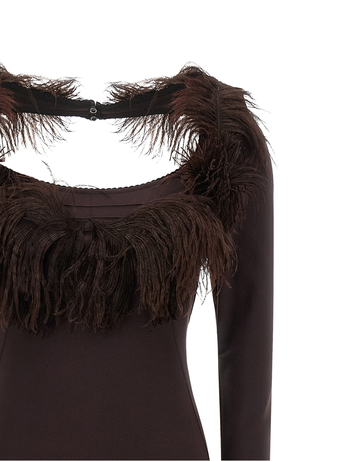 The Attico - Feather dress