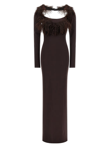 The Attico - Feather dress