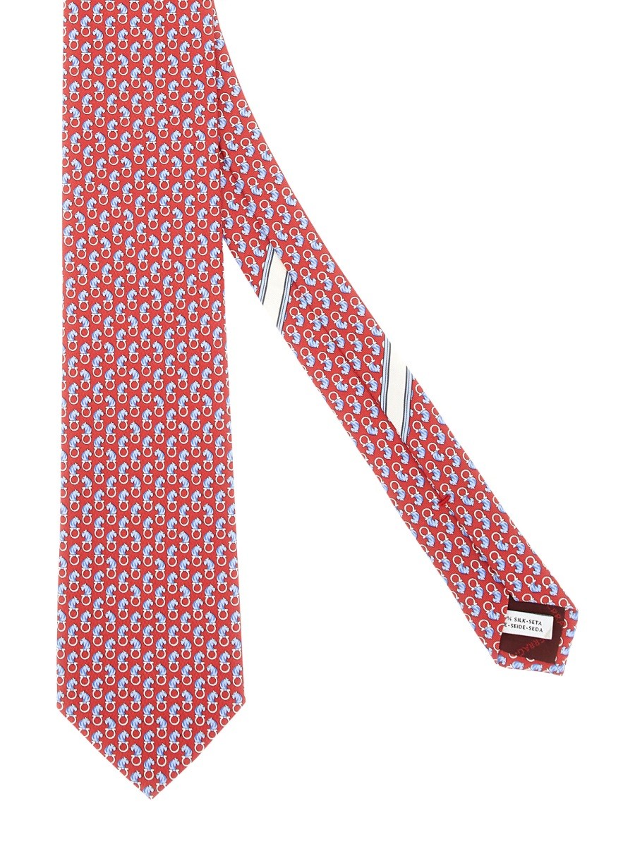 FELINE PRINT TIE