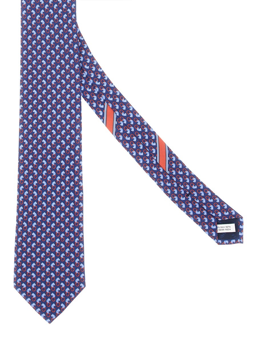 FELINE PRINT TIE