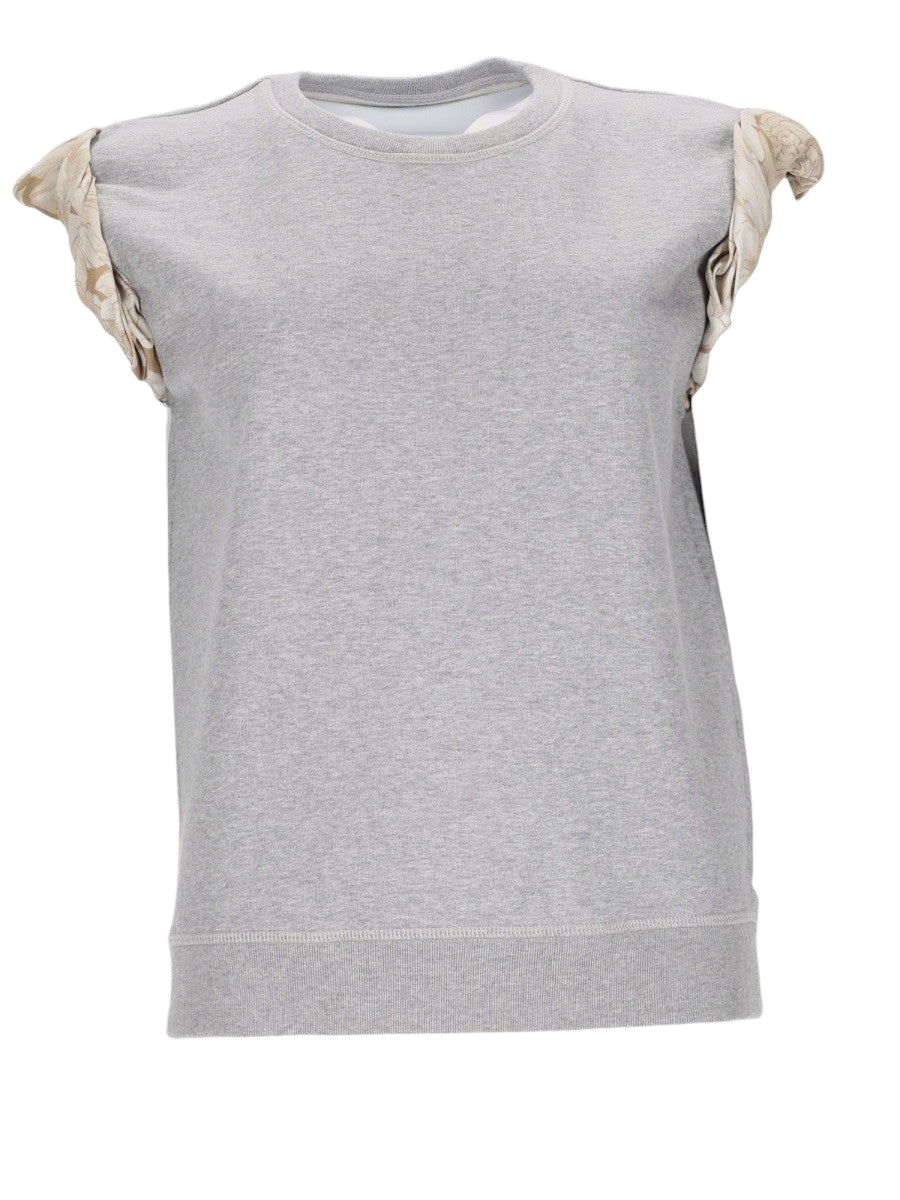 Maison Margiela - FELPA A MANICA CORTA Grey
