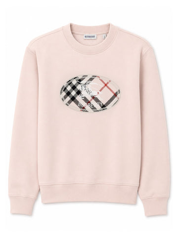 Burberry - FELPA "CAROLINE" CON INSERTO CHECK
