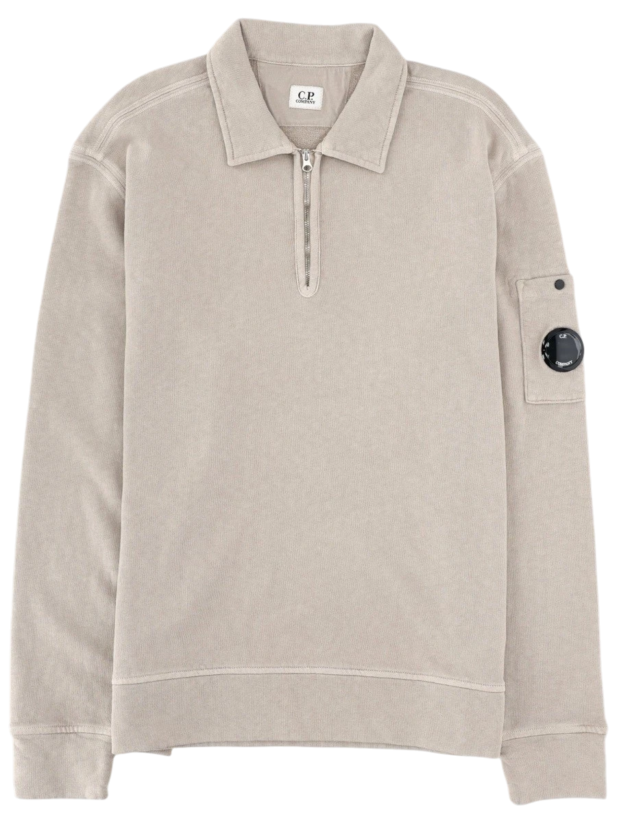 C.P. COMPANY C.P. COMPANY - FELPA CON COLLETTO POLO E ZIP