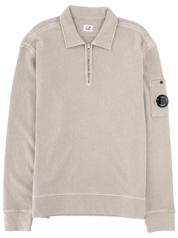C.P. COMPANY C.P. COMPANY - FELPA CON COLLETTO POLO E ZIP
