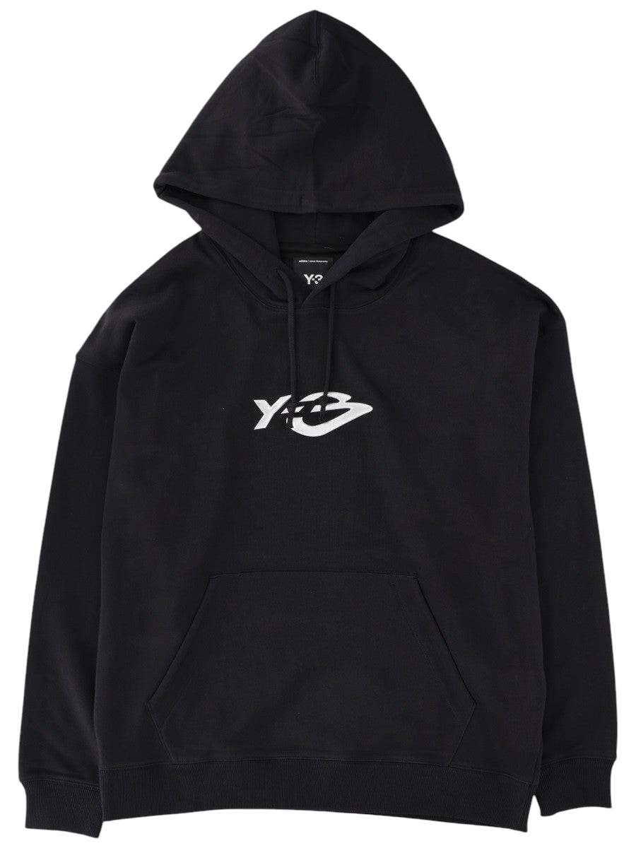 Y - 3 - FELPA CON LOGO Black