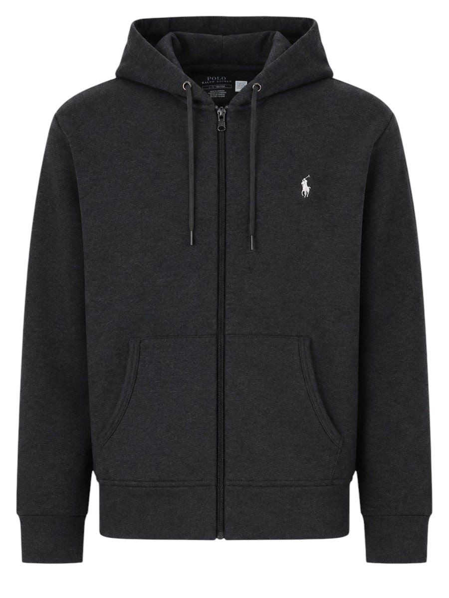 Polo Ralph Lauren - Double-Knit Full-Zip Hoodie Grey M