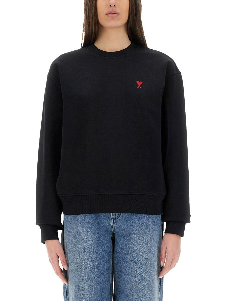 AMI PARIS - SWEATSHIRT WITH LOGO felpa-con-logo_6e540961-2023-415a-b7b9-ac63d7d7dc4c