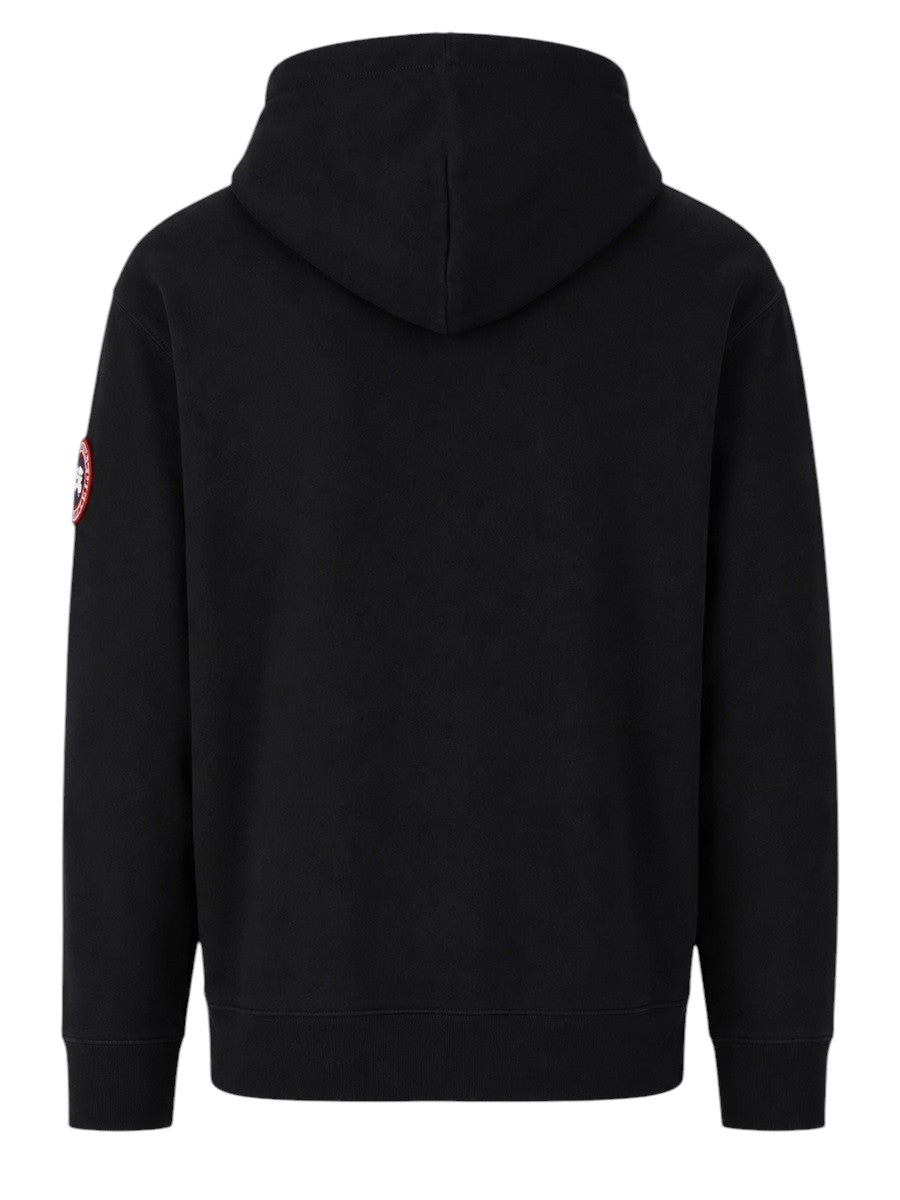 CANADA GOOSE - Loon Cotton Hoodie Black