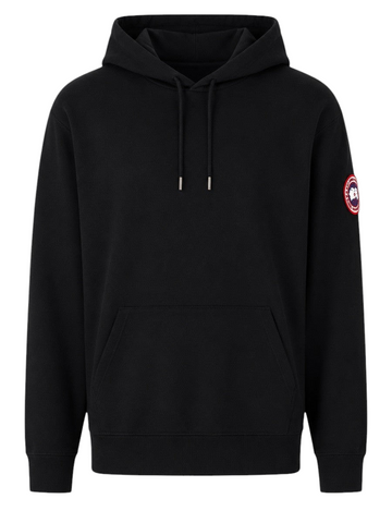 CANADA GOOSE - Loon Cotton Hoodie Black
