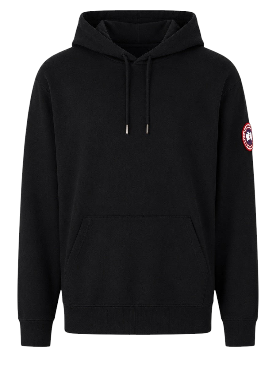 CANADA GOOSE - Loon Cotton Hoodie Black