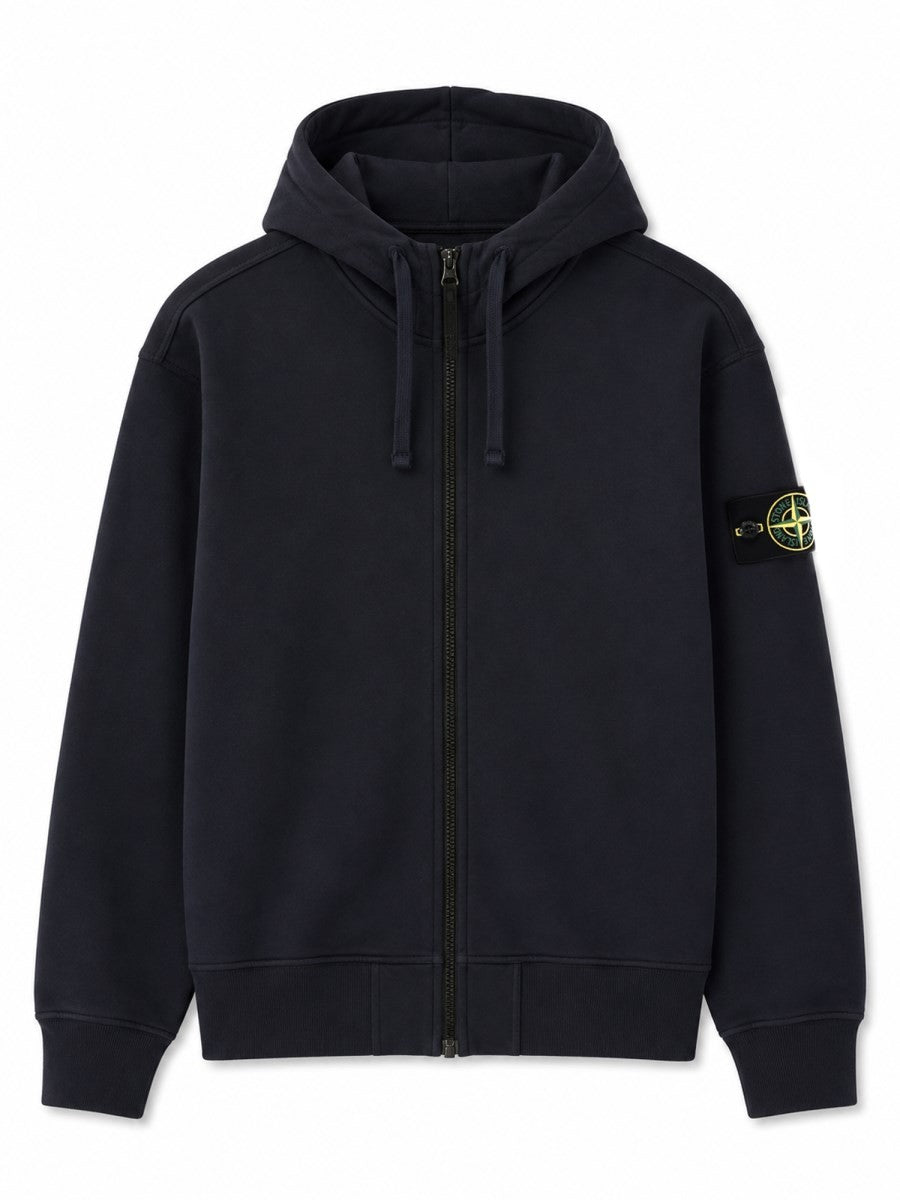 Stone Island - Cotton Sweatshirt with Logo Patch felpa-con-patch-logo