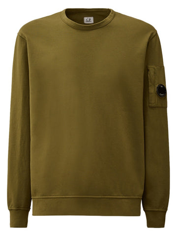 C.P. COMPANY - FELPA CON PATCH LOGO
