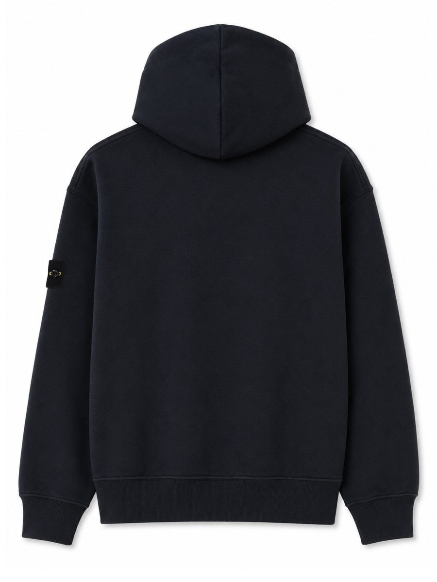 Stone Island - Cotton Sweatshirt with Logo Patch felpa-con-patch-logo
