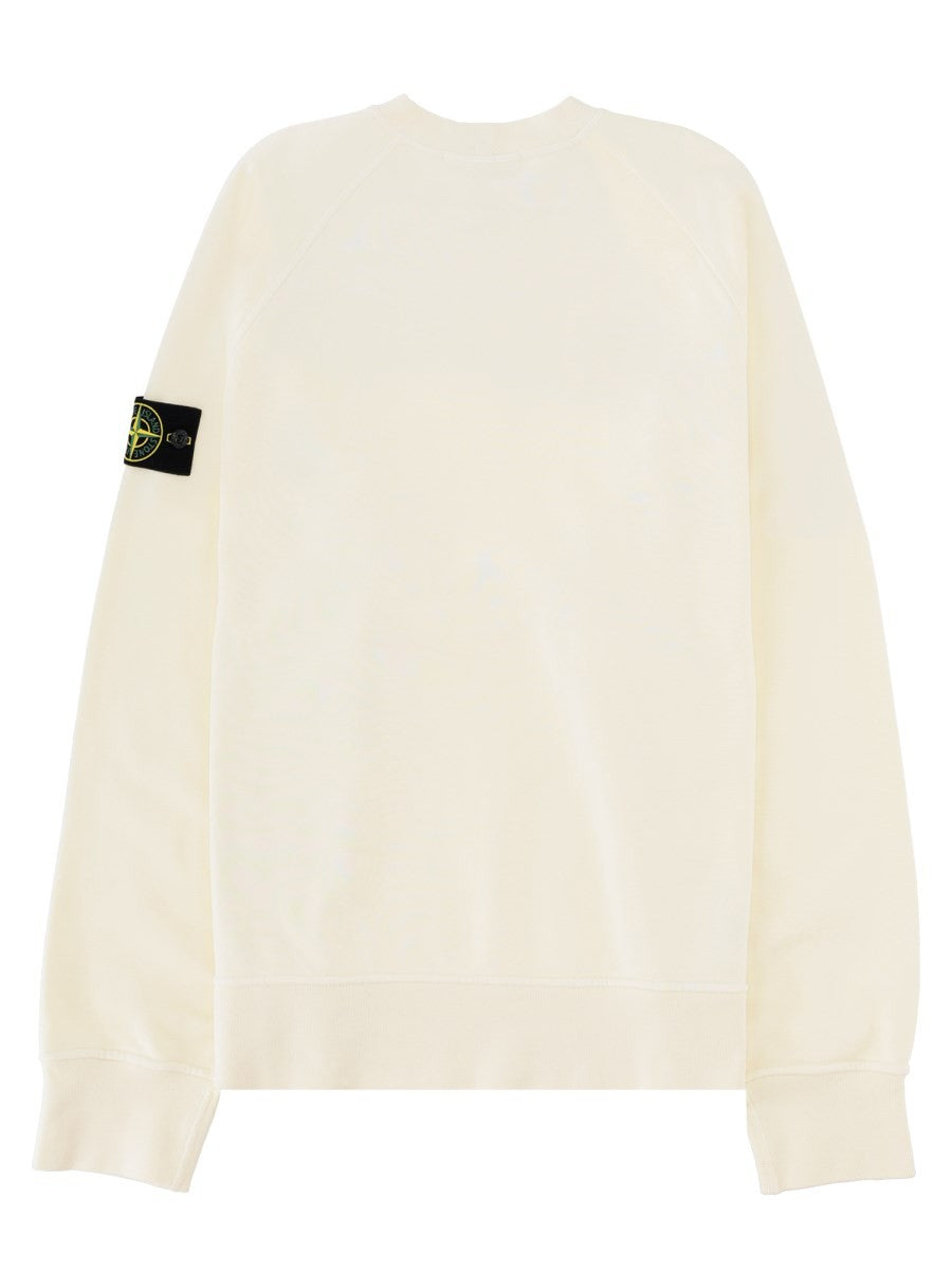 Stone Island - Cotton Sweatshirt with Logo Patch