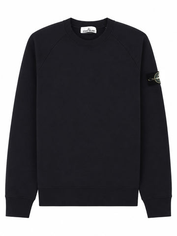 Stone Island - FELPA CON PATCH LOGO