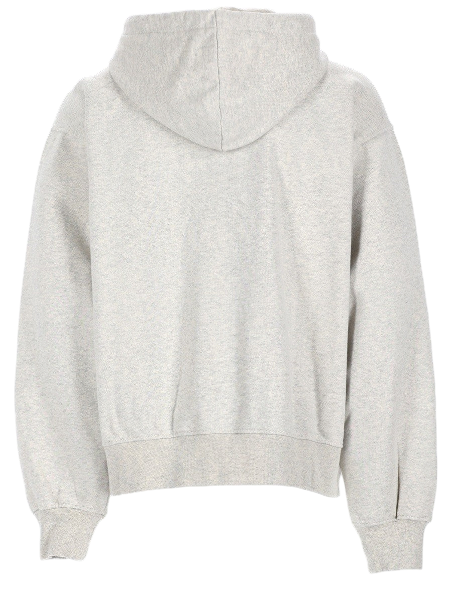 Drole De Monsieur -Zip-up Cotton Hoodie