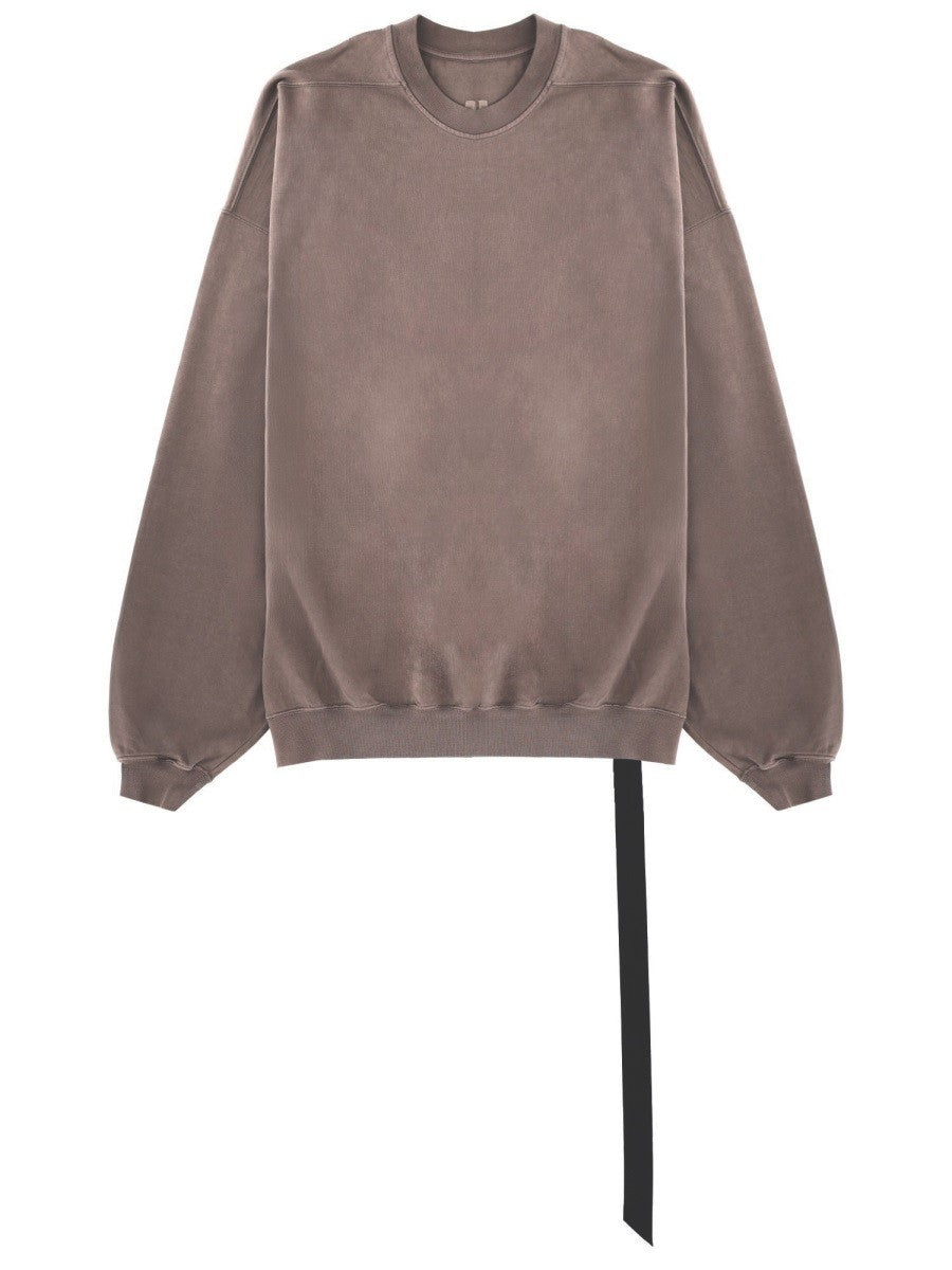 RICK OWENS DRKSHDW - FELPA "HUN CREWNECK" IN COTONE felpa-hun-crewneck-in-cotone_cc29f8f8-372f-455c-9535-aa0c6fe2c888