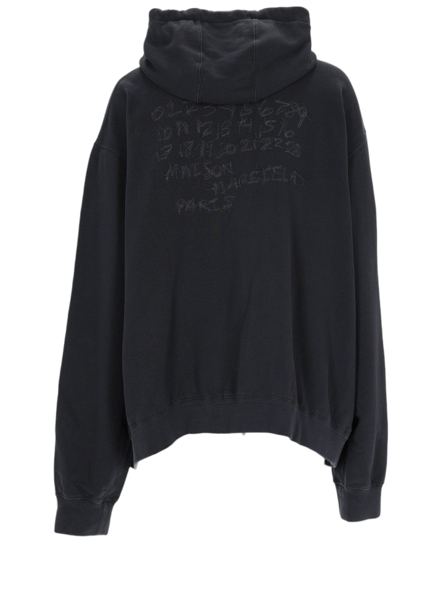 Maison Margiela - FELPA OVERSIZE Black