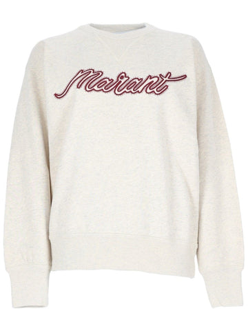 MARANT ETOILE - White Cream Color "RISE" Sweatshirt