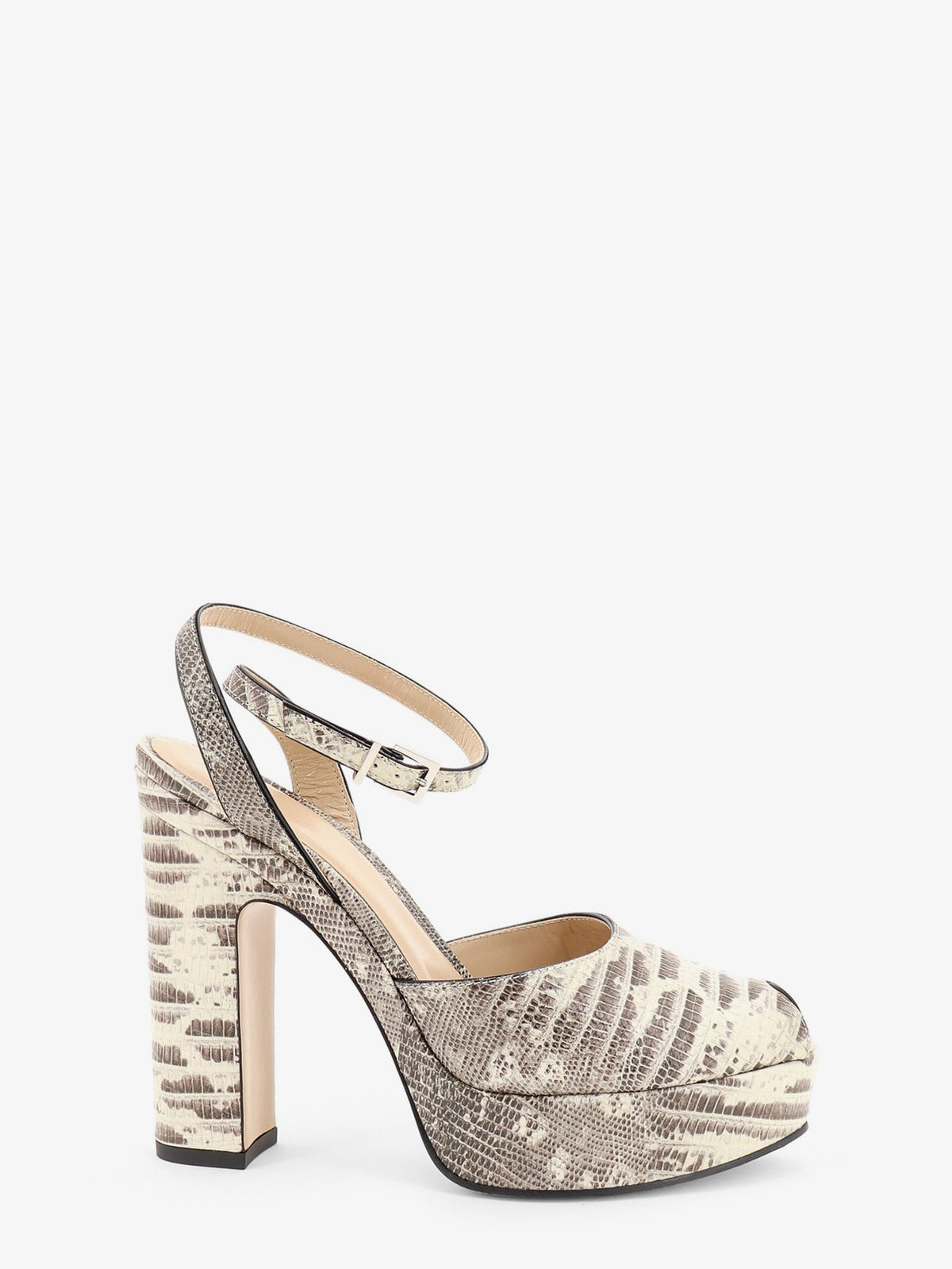 Fendi - Fendi After 9 leather sandals with tejus print