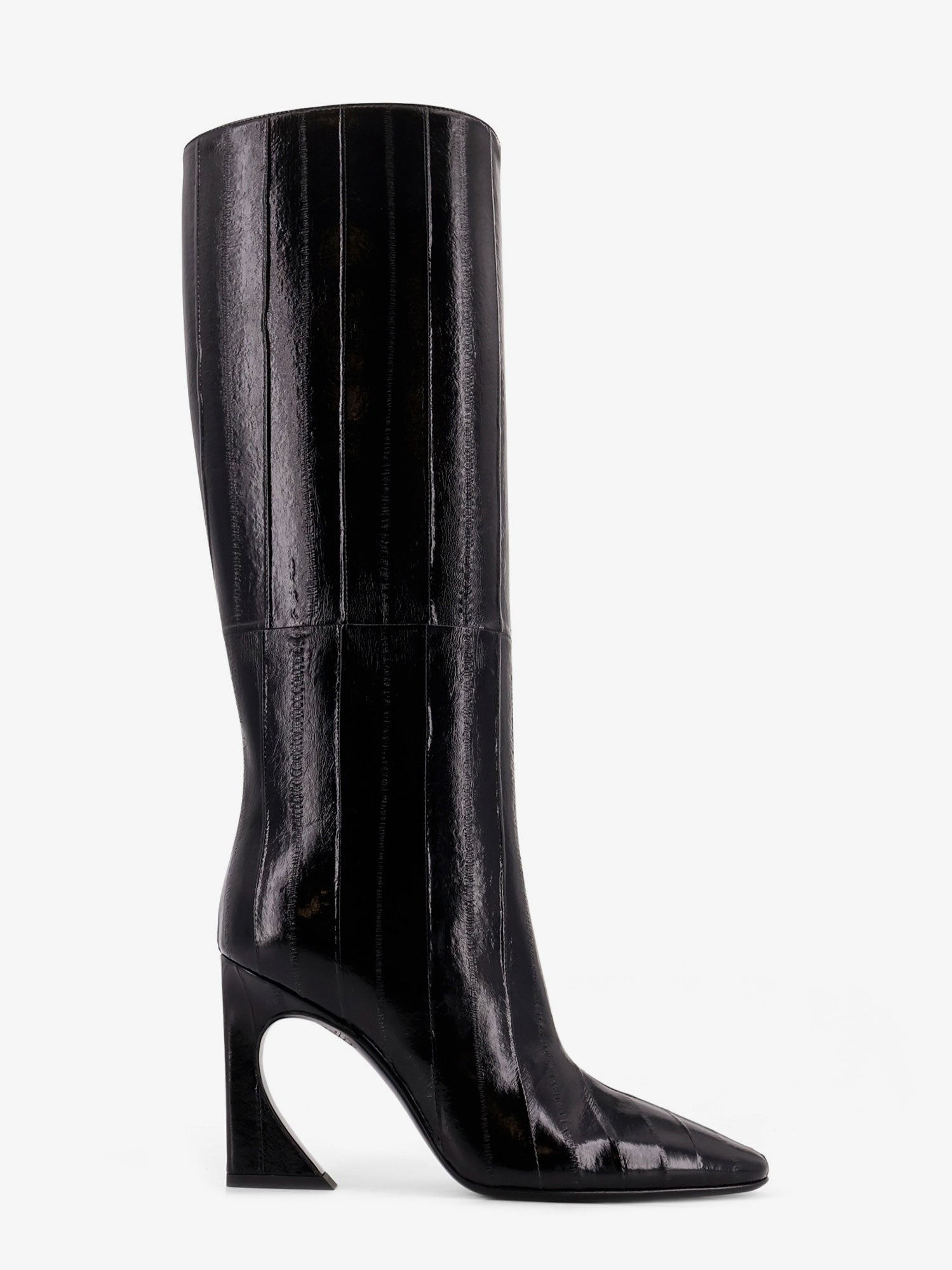 Fendi Arco hagfish leather boots