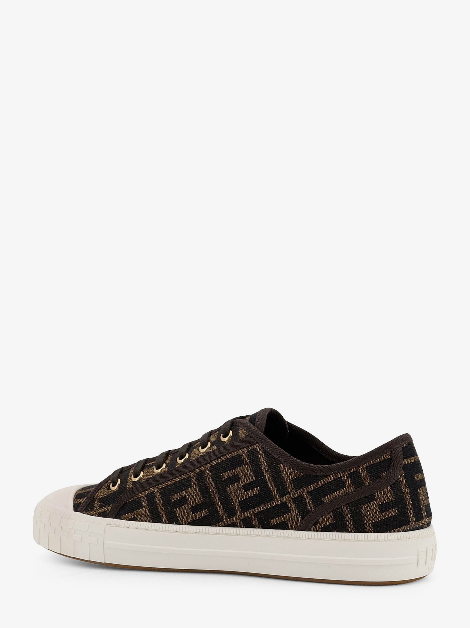 Fendi - Fendi Domino FF jacquard fabric sneakers