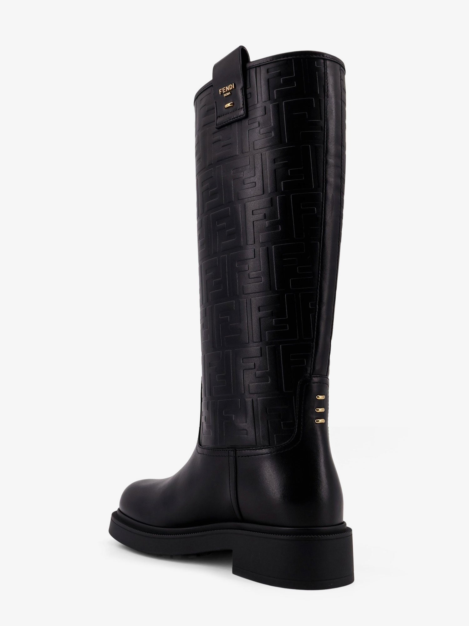 Fendi Filo leather boots