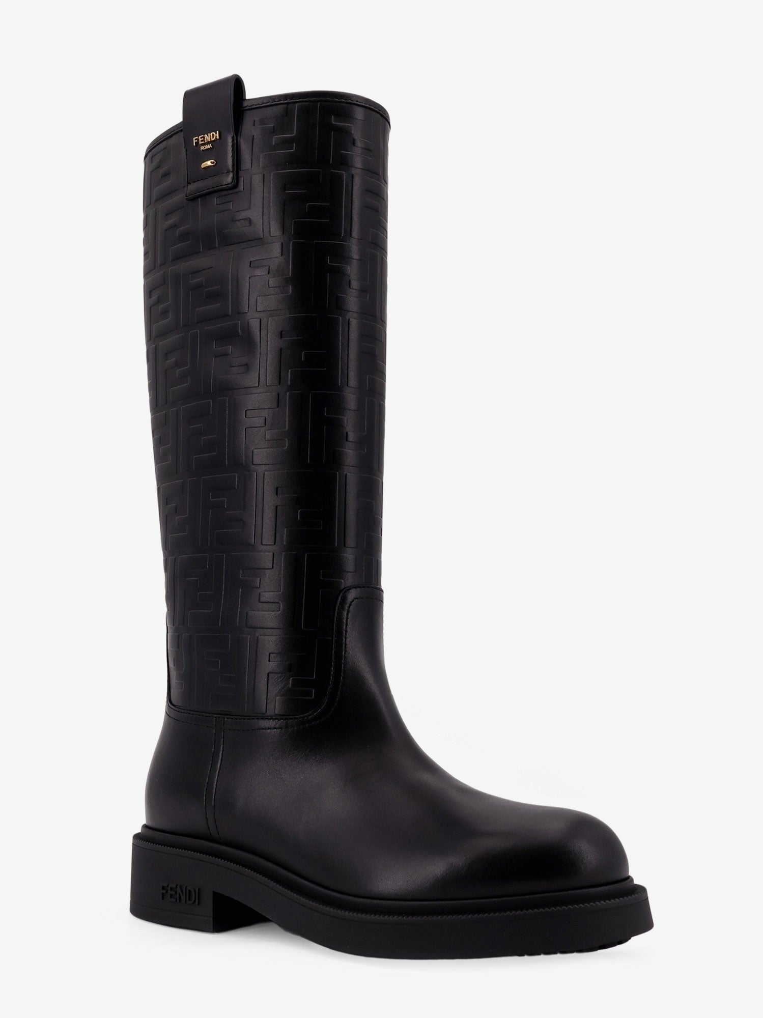 Fendi Filo leather boots