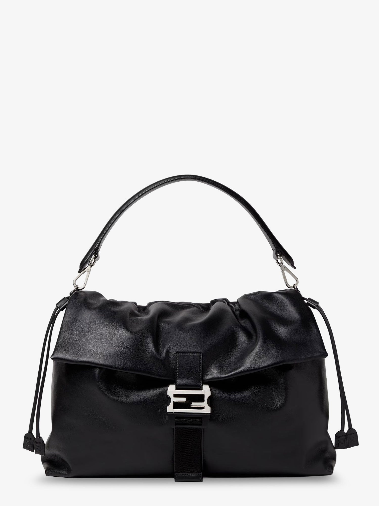 Fendi Flux Maxi Messenger leather crossbody bag