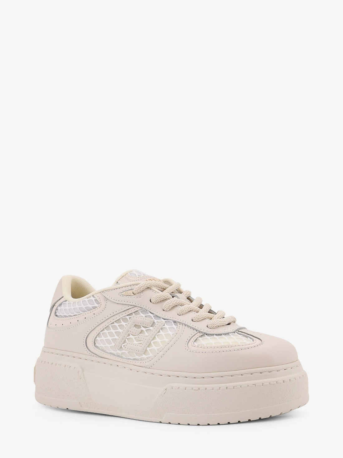 Fendi Match leather sneakers