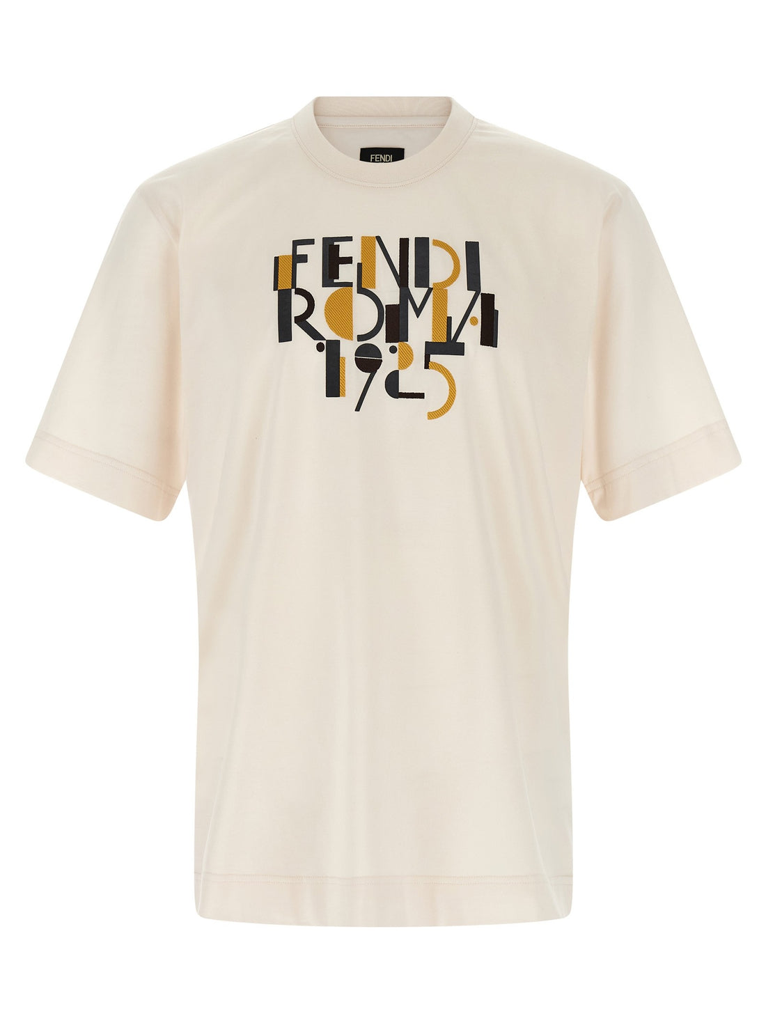Fendi - 'Fendi Roma 1925' print T-shirt White