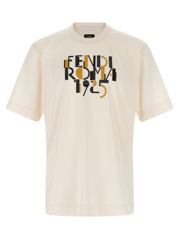 Fendi - 'Fendi Roma 1925' print T-shirt