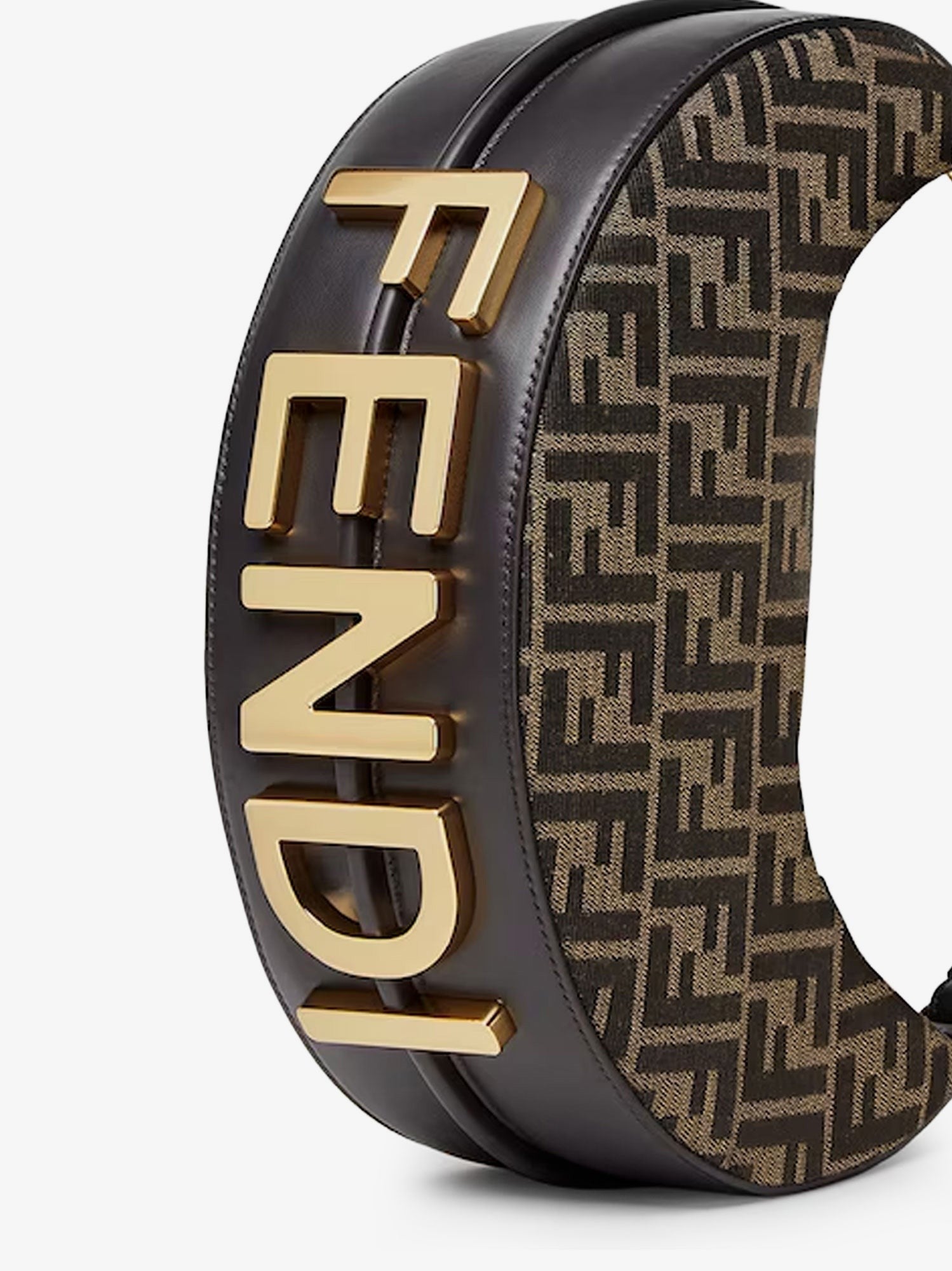 Fendi Fendi - Fendigraphy Small FF jacquard fabric handbag