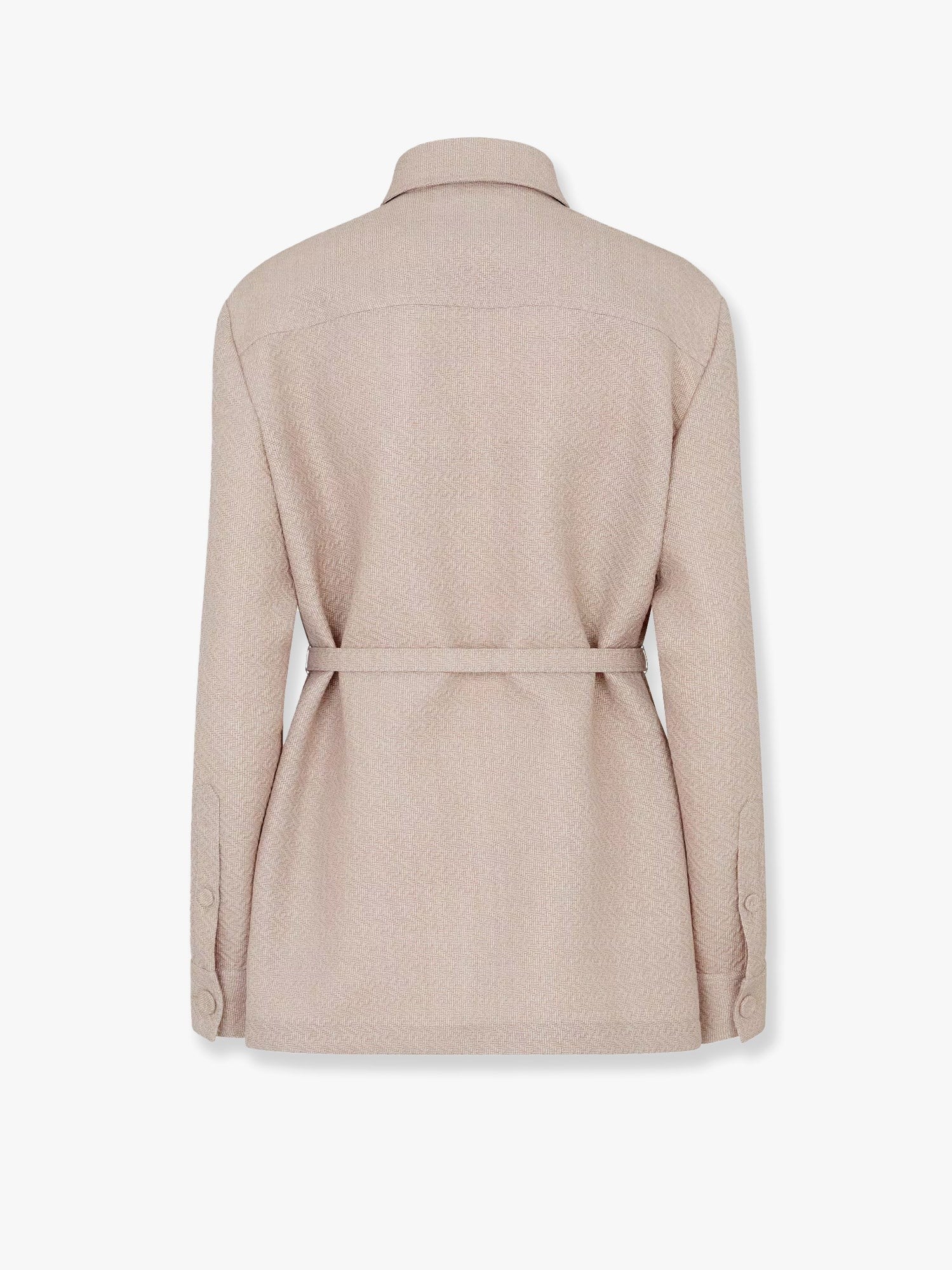 Ff diagonal 3d wool blazer