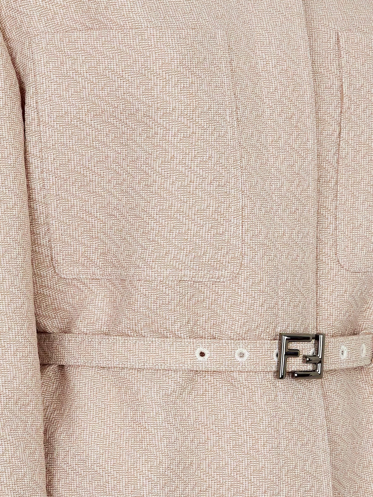 Ff diagonal 3d wool blazer