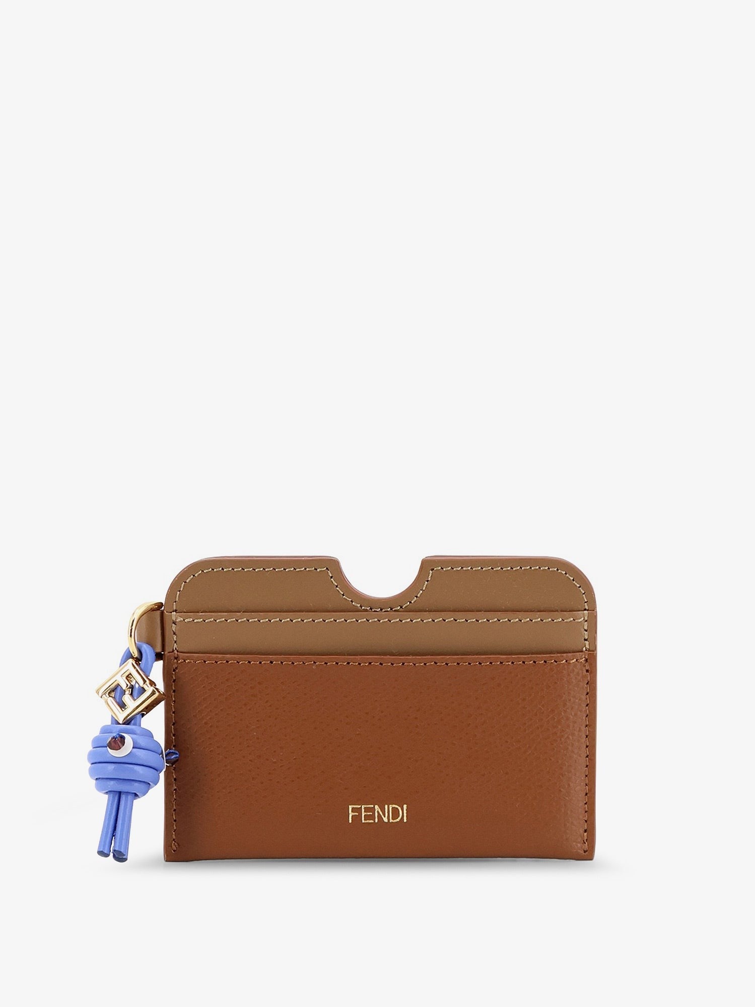 Fendi - FF Diamonds Leather Card Holder