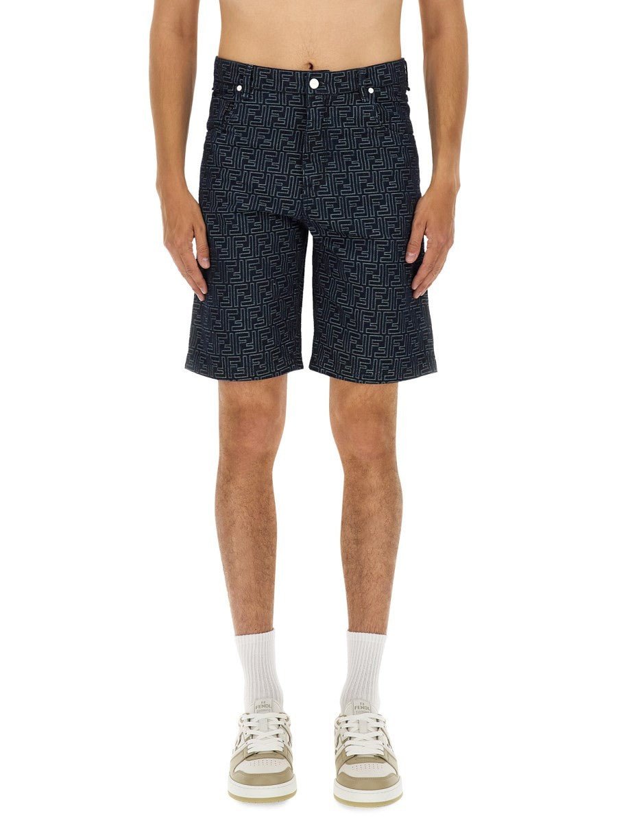 Fendi - FF JACQUARD DENIM SHORTS ff-jacquard-denim-shorts_a29cbd5f-3549-4747-ae11-b4ea237f5b3c
