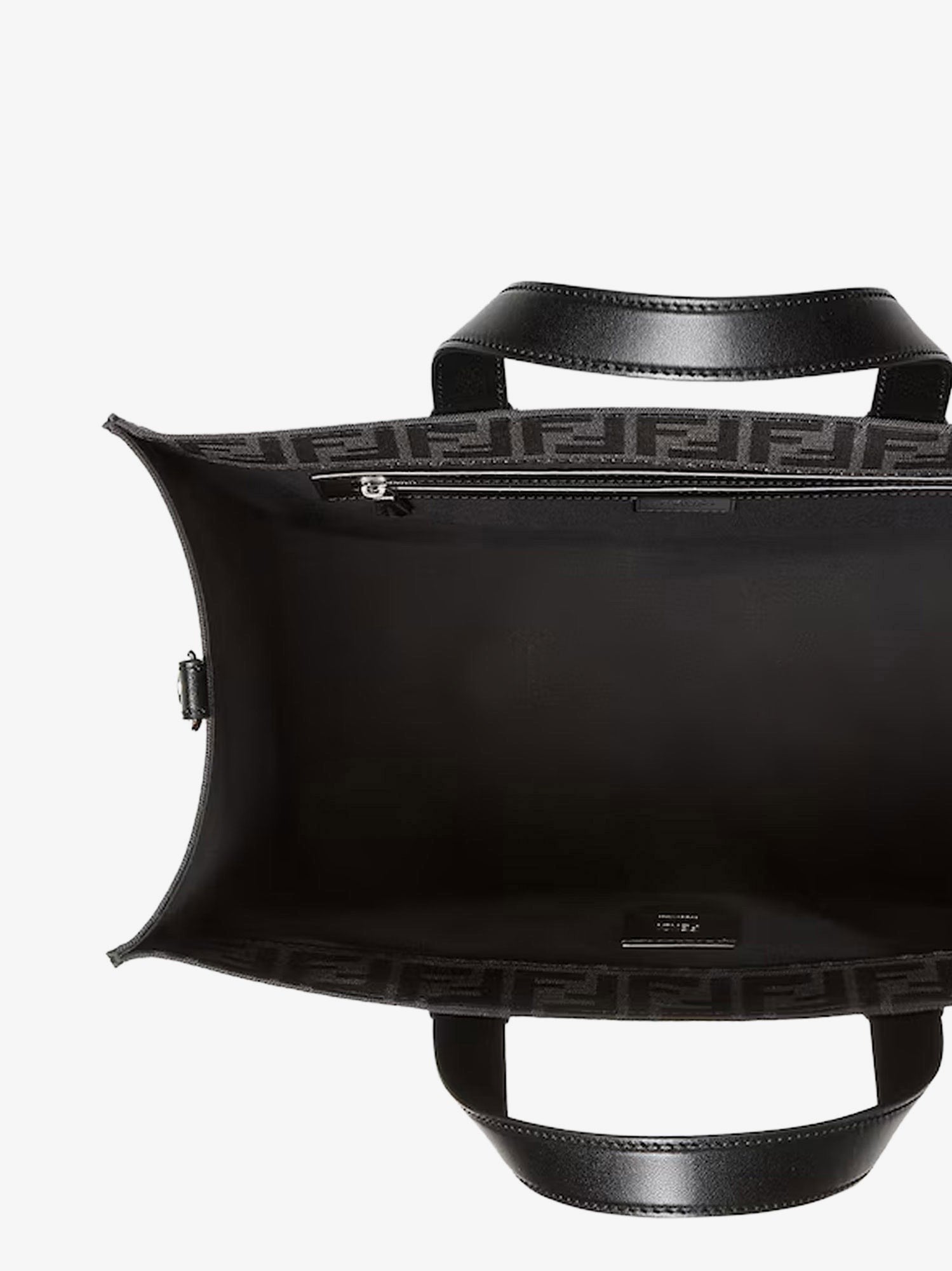 FF jacquard fabric shopping bag