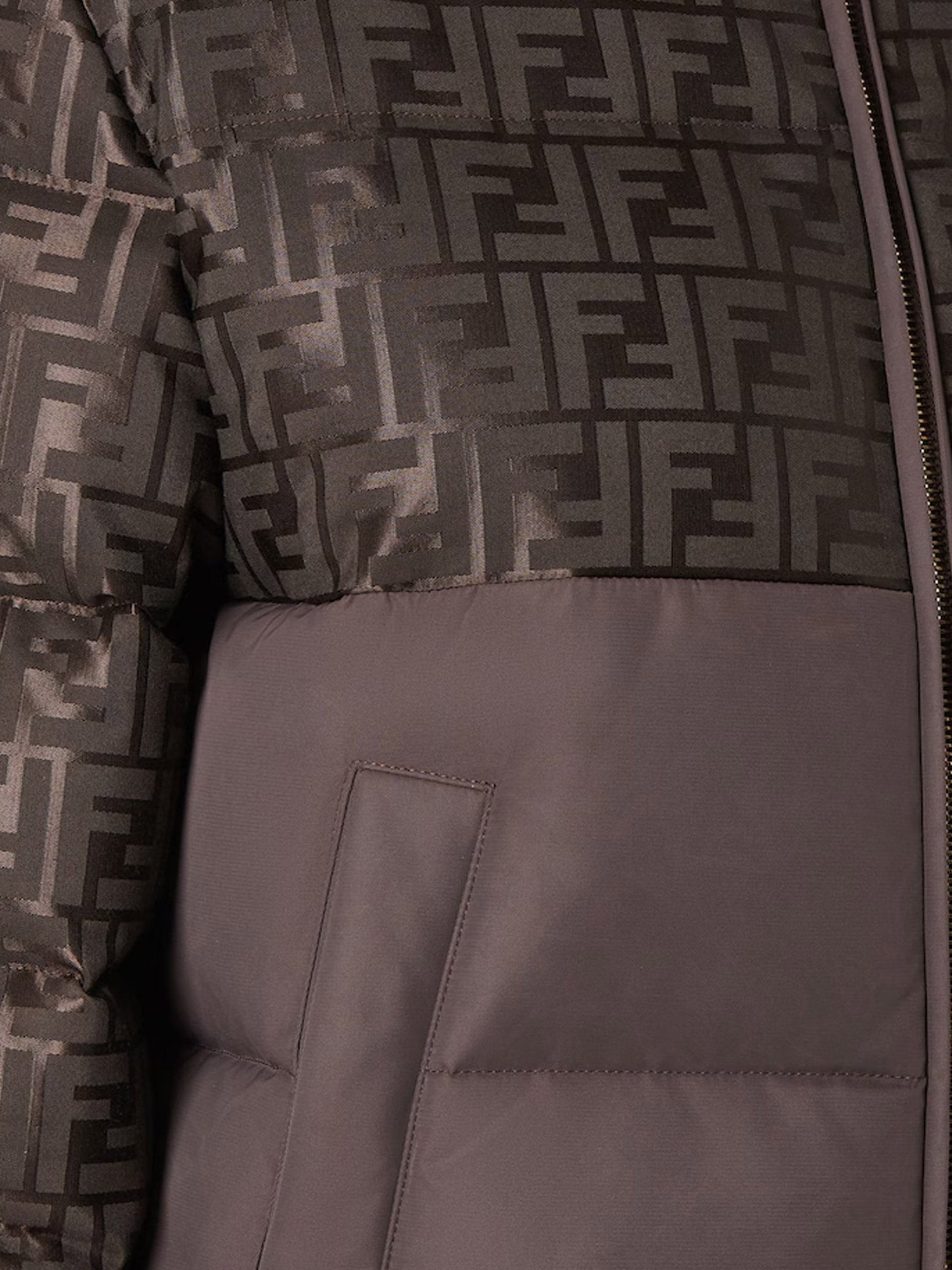 FF Jacquard nylon down jacket