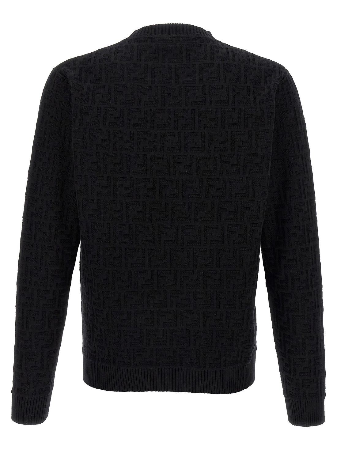 Fendi - FF jacquard sweater Black
