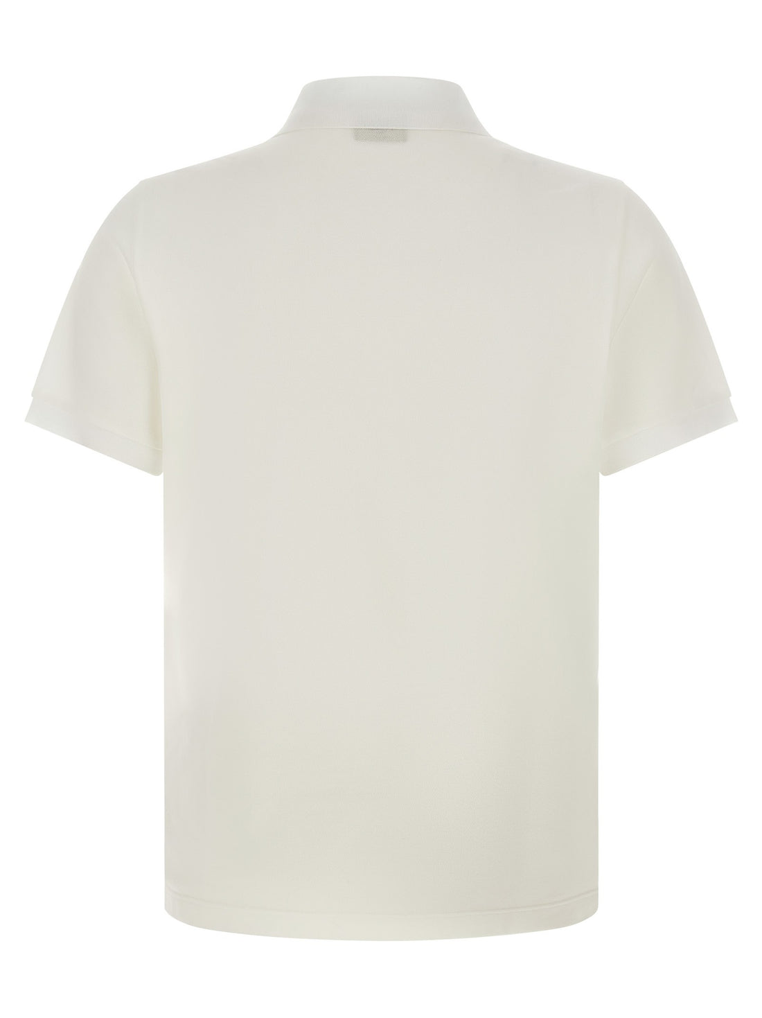 Fendi - FF metallic logo polo shirt White