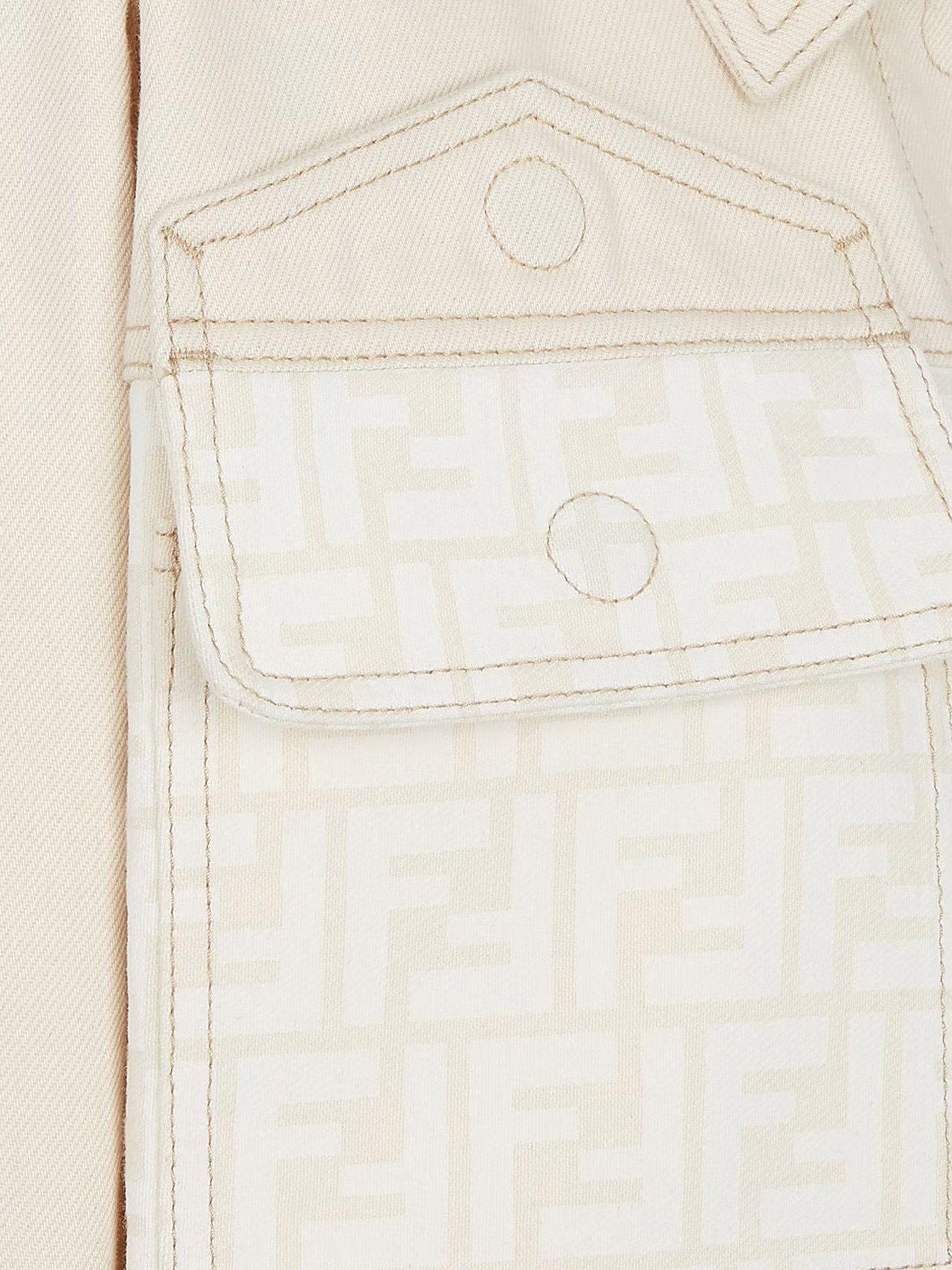 Ff off white denim jacket